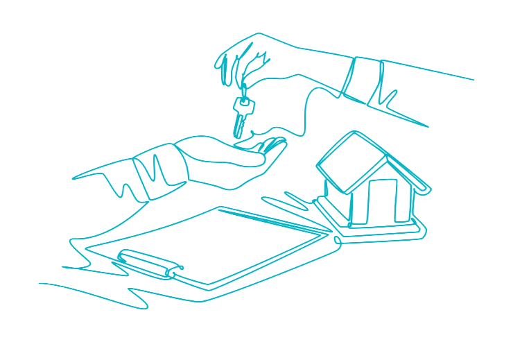Illustration of a property listing being reviewed on Estate Point