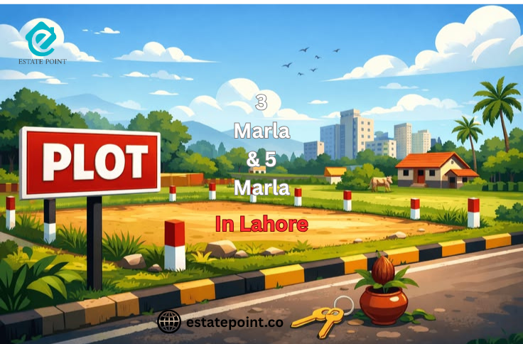 3 Marla Plots Vs 5 Marla Plots in Lahore – Low Budget Plots