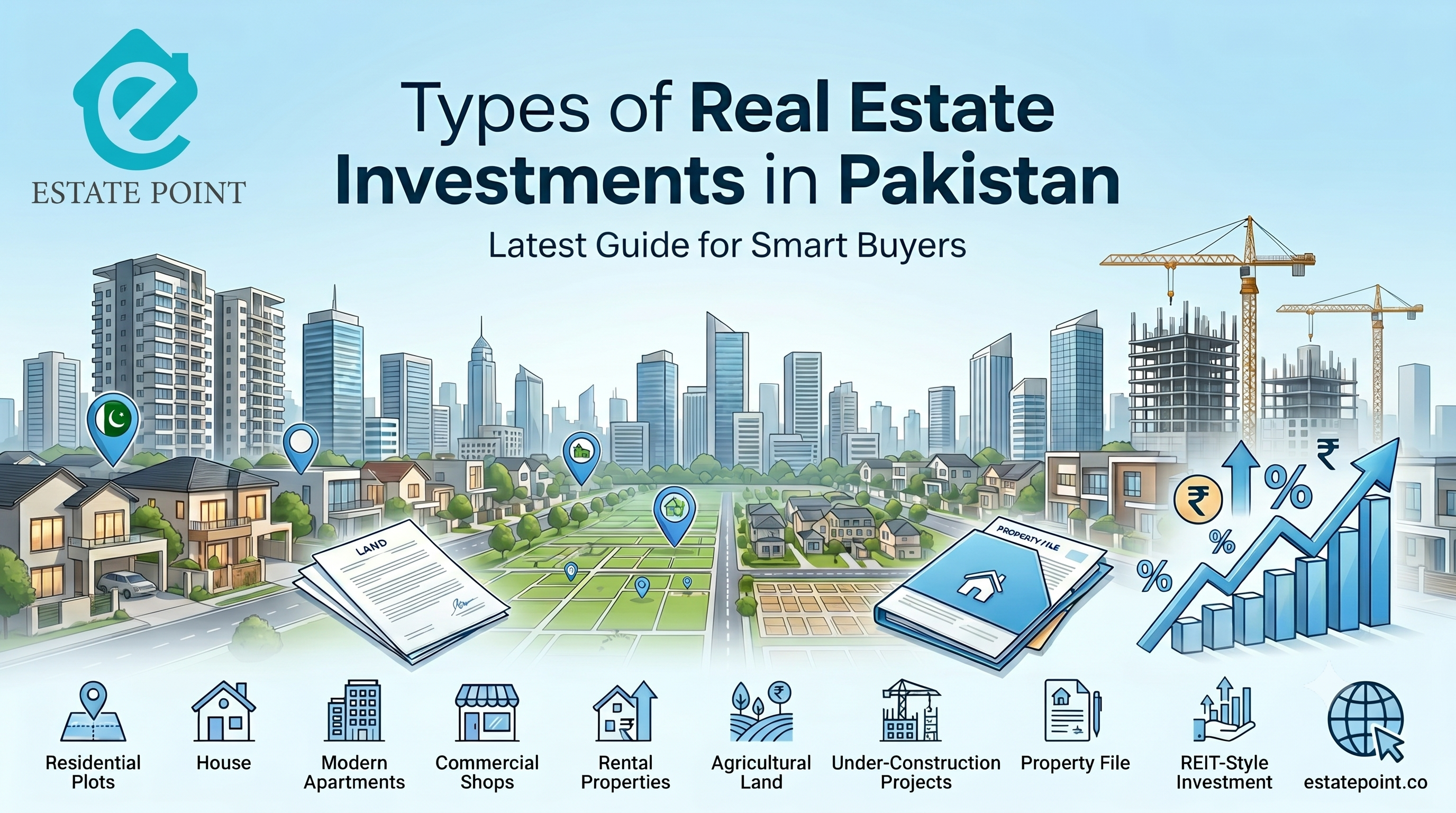 Types of Real Estate Investments in Pakistan: Latest Guide for Smart Buyers