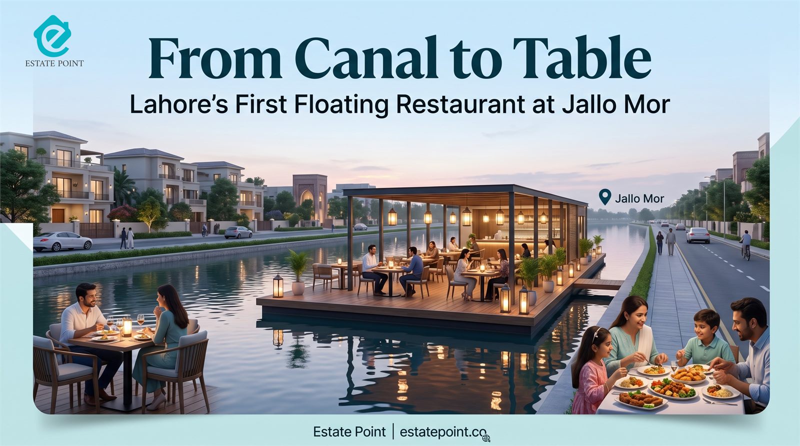 From Canal to Table: Lahore’s First Floating Restaurant at Jallo Mor
