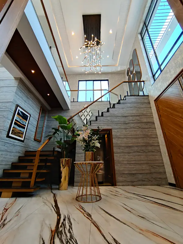 15-KV Solar 12-Marla Corner Luxury House For Sale Near CLub & Park Commercial