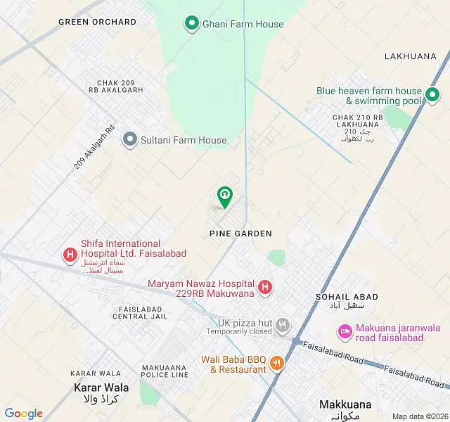 7 Marla Plot available For sale In Pine Garden (A block)