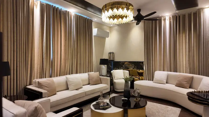 (1 Kanal House + 1 Kanal Lawn) Fully Furnished Modern Corner Bungalow For Sale DHA Phase 7, Block T