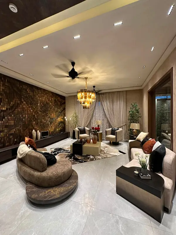 One Kanal Brand New Luxury Ultra-Modern Design Most Beautiful Fully Furnished Bungalow 2 Servant Quarter In Basement For Sale At Prime Location Of DHA Lahore Ne