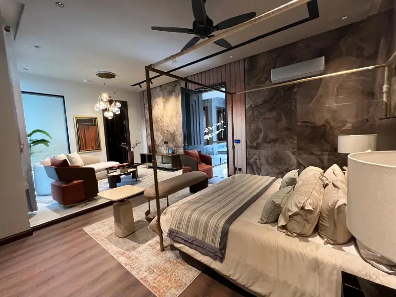 D H A Lahore 1 Kanal Brand New Mazher Munir Design House Fully Basement And Fully Furnished With Swimming Pool And Cinema Hall With 100% Original Pics Available