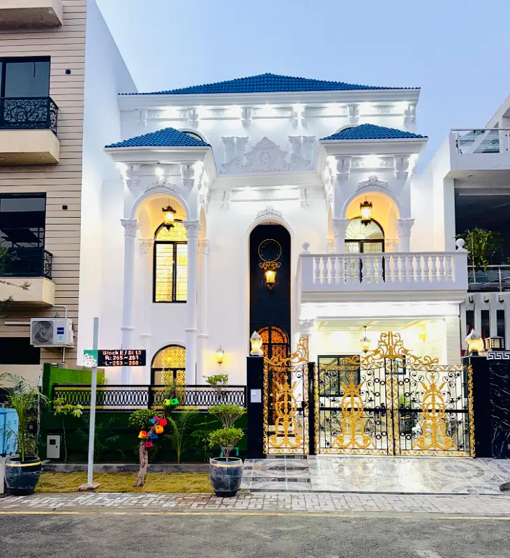 6.75 Marla Brand New Spanish House In Hot Location For Sale In Dream Garden Lahore