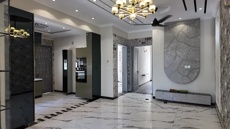 10 Marla Brand New Elegant House With Double Heighted Lobby, Near To Main Boulevard, Near To Park.